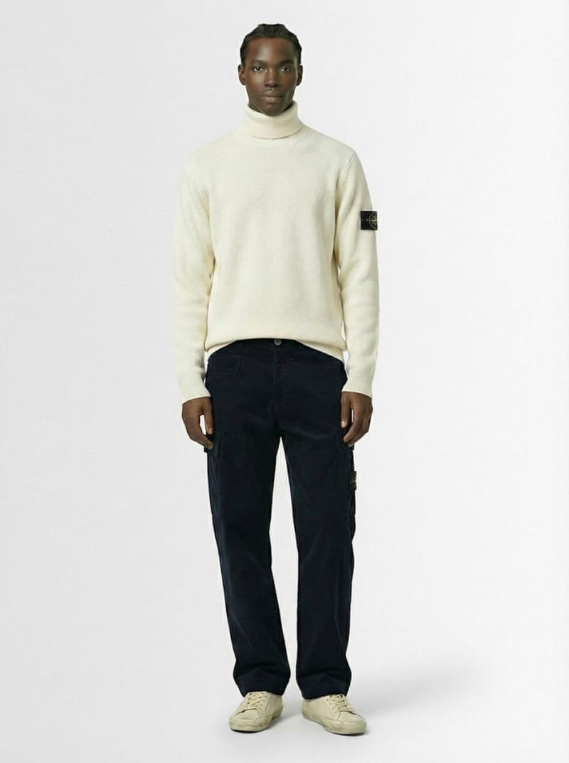 Stone Island - 直筒裤带口袋