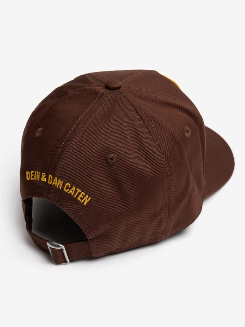 Dsquared2: Patch canvas baseball hat