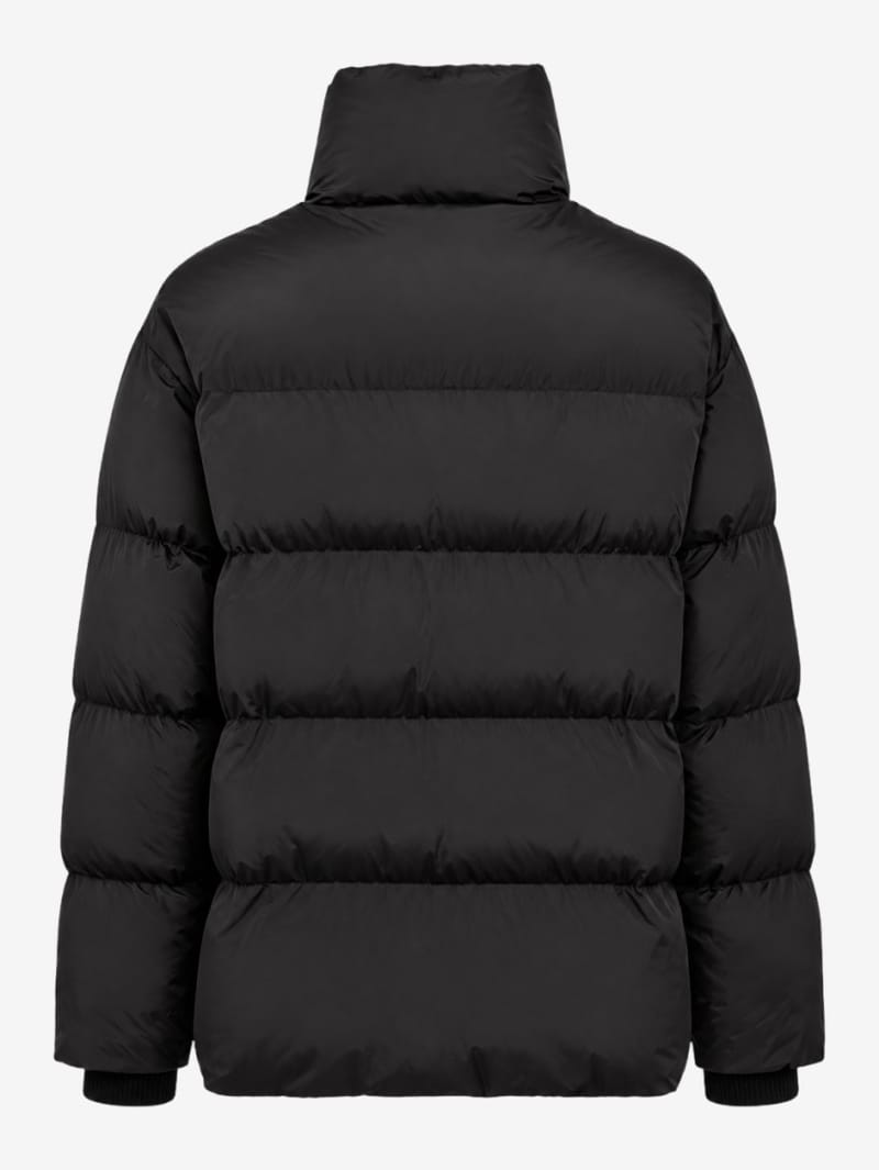 Dsquared2: D2 logo faux feather down jacket