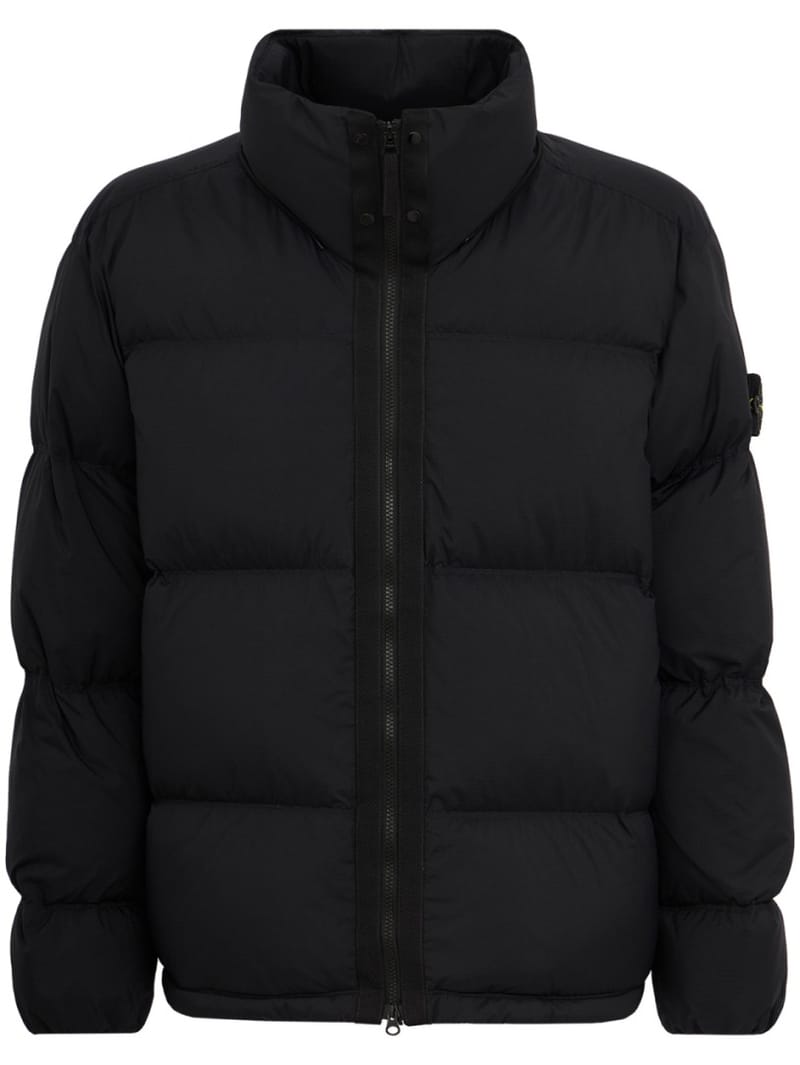 Stone Island: 可拆卸帽子的尼龙羽绒服