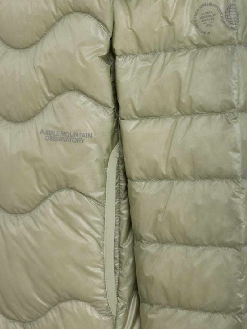 PURPLE MOUNTAIN OBSERVATORY: Nylon Waves down puffer jacket