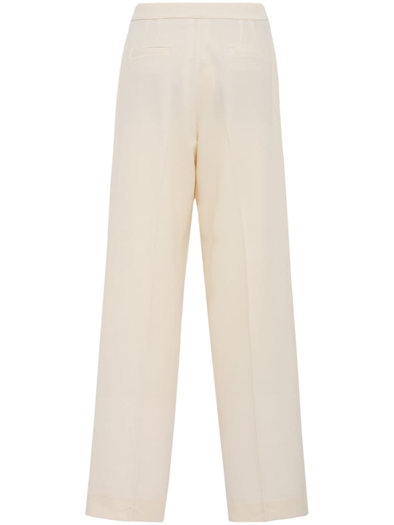 CRUNA: Pleated Wide Leg Regular Fit Pants