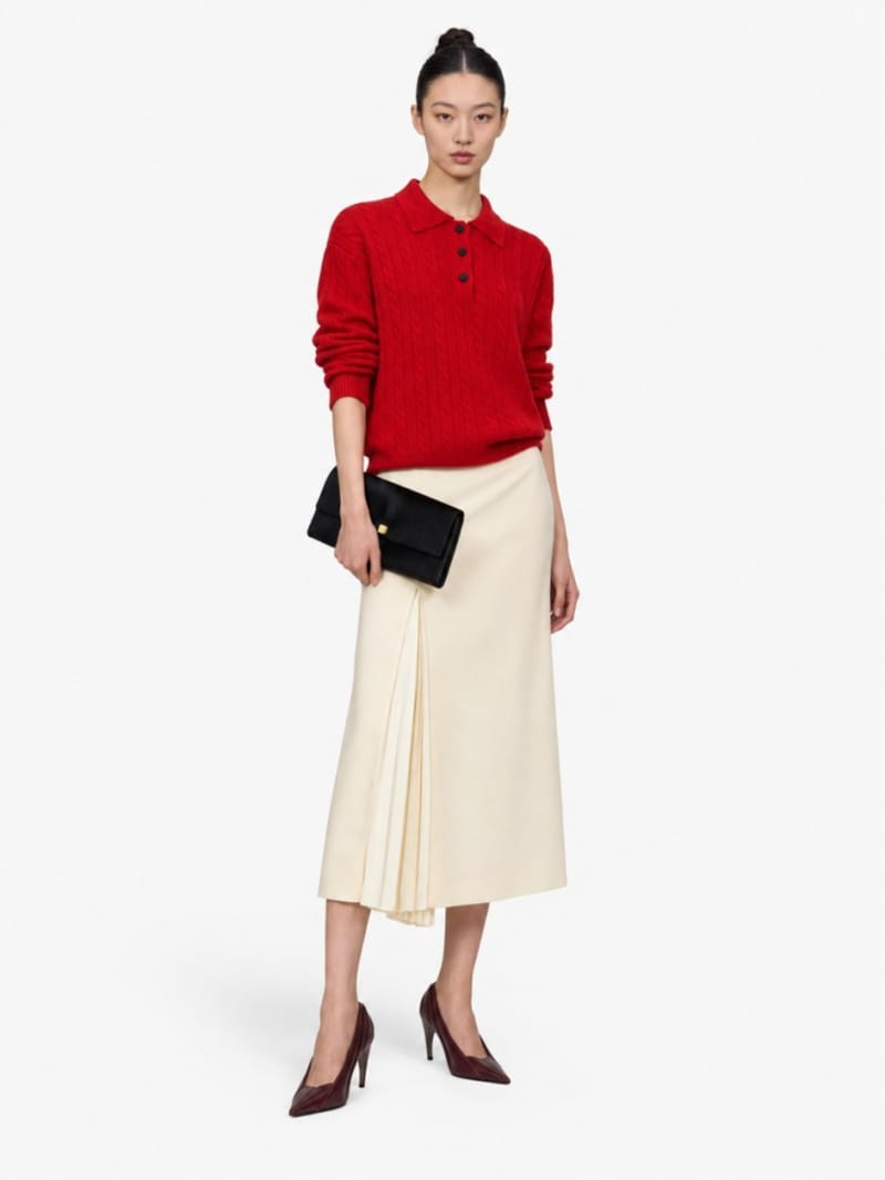 MSGM - Polo a trecce
