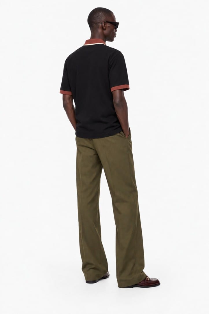 Marni: Cotton long-sleeve polo shirt