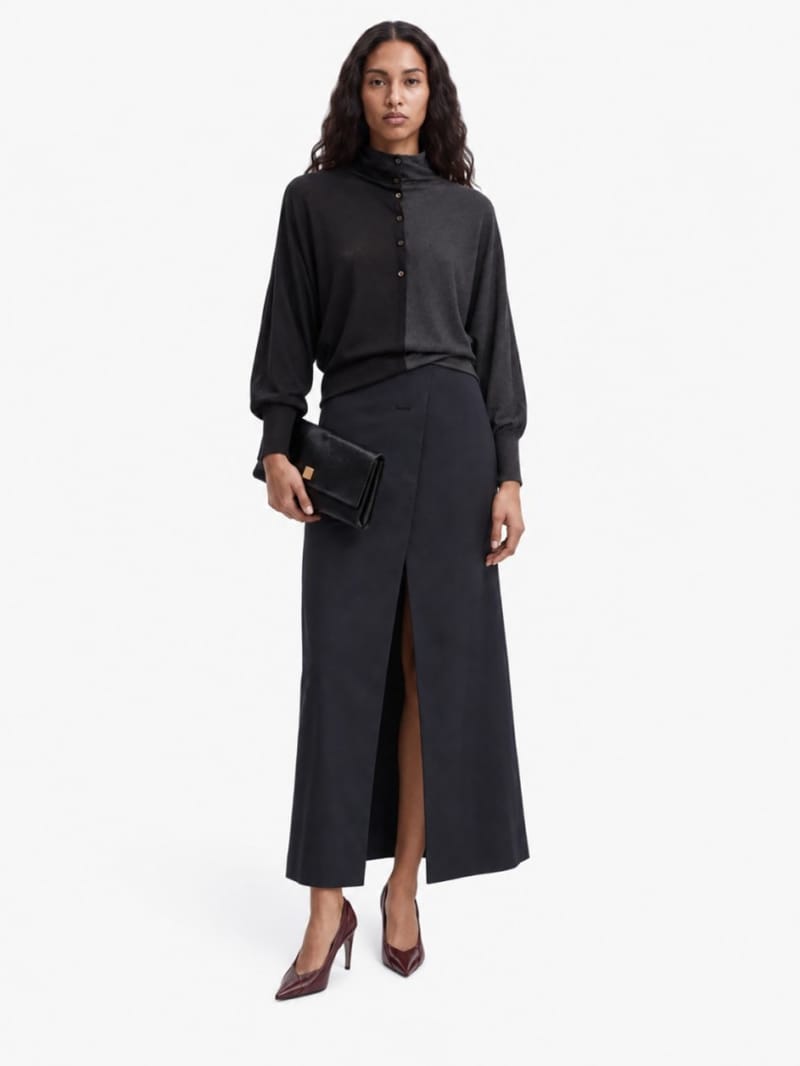 Jacquemus - Silk and viscose polo Losange