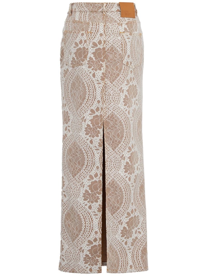 Giuseppe Di Morabito: Poly blend long skirt