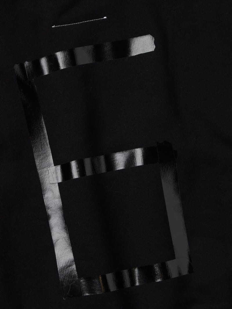 MM6 Maison Margiela: Printed cotton crewneck sweatshirt