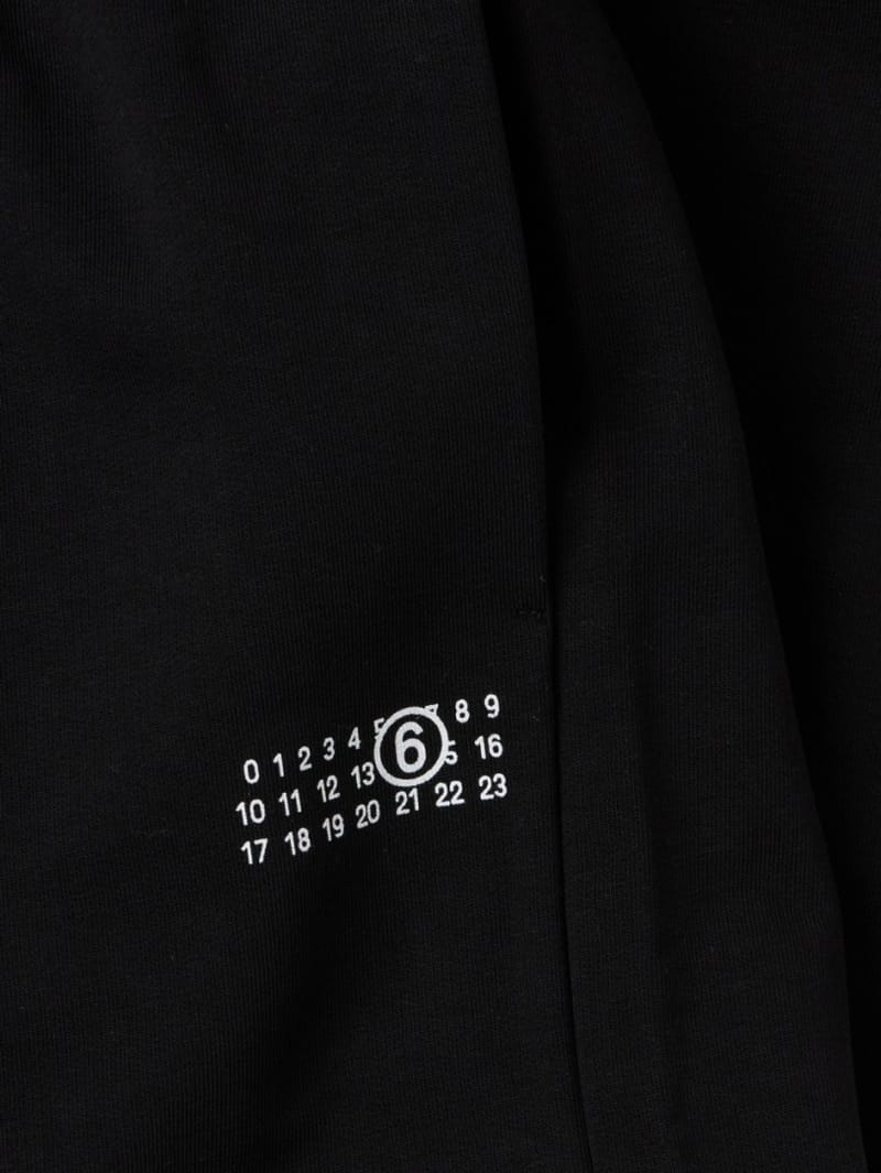MM6 Maison Margiela: Printed cotton crewneck sweatshirt