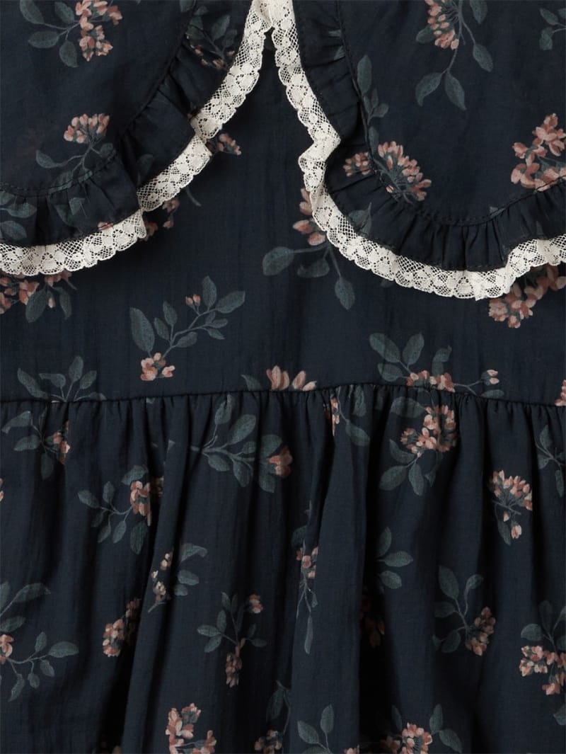 COSMOSOPHIE: Printed long-sleeve bodysuit