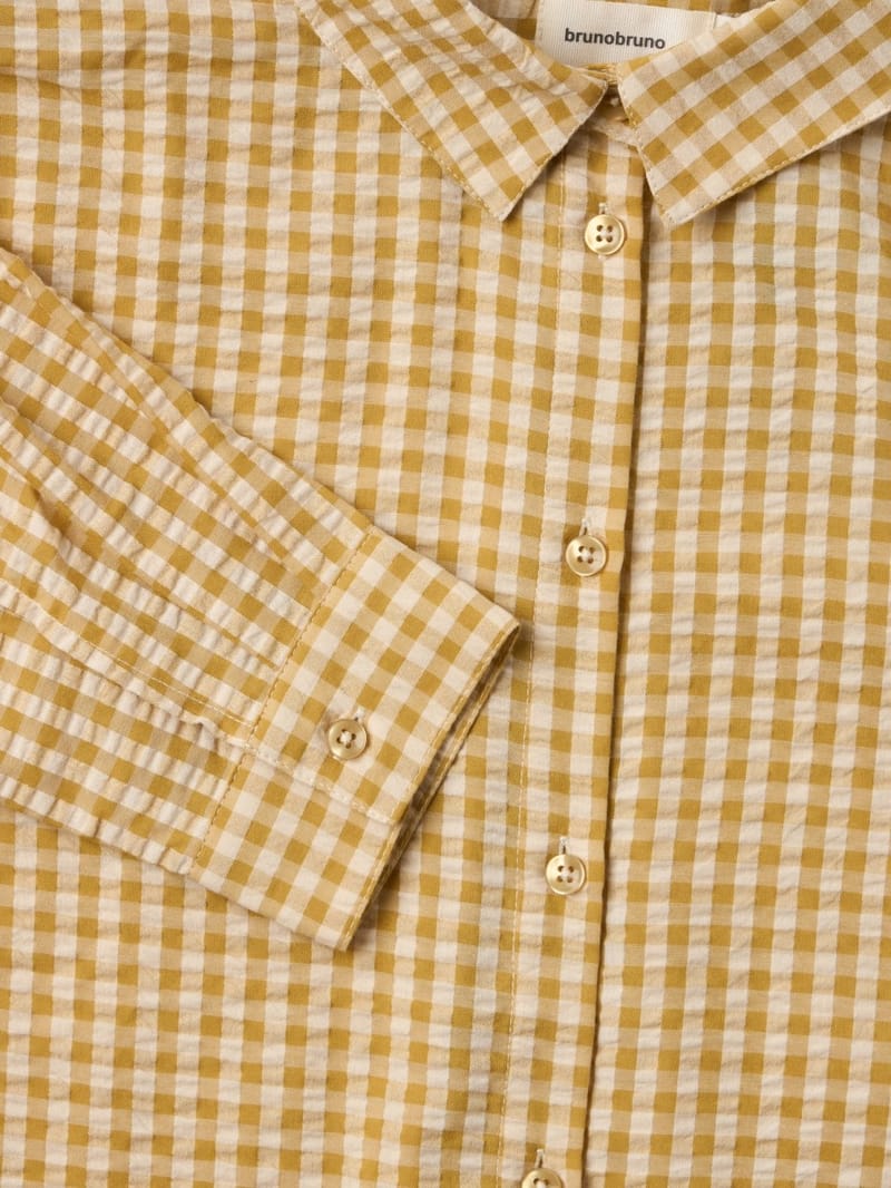 BRUNO BRUNO: Printed organic cotton  shirt