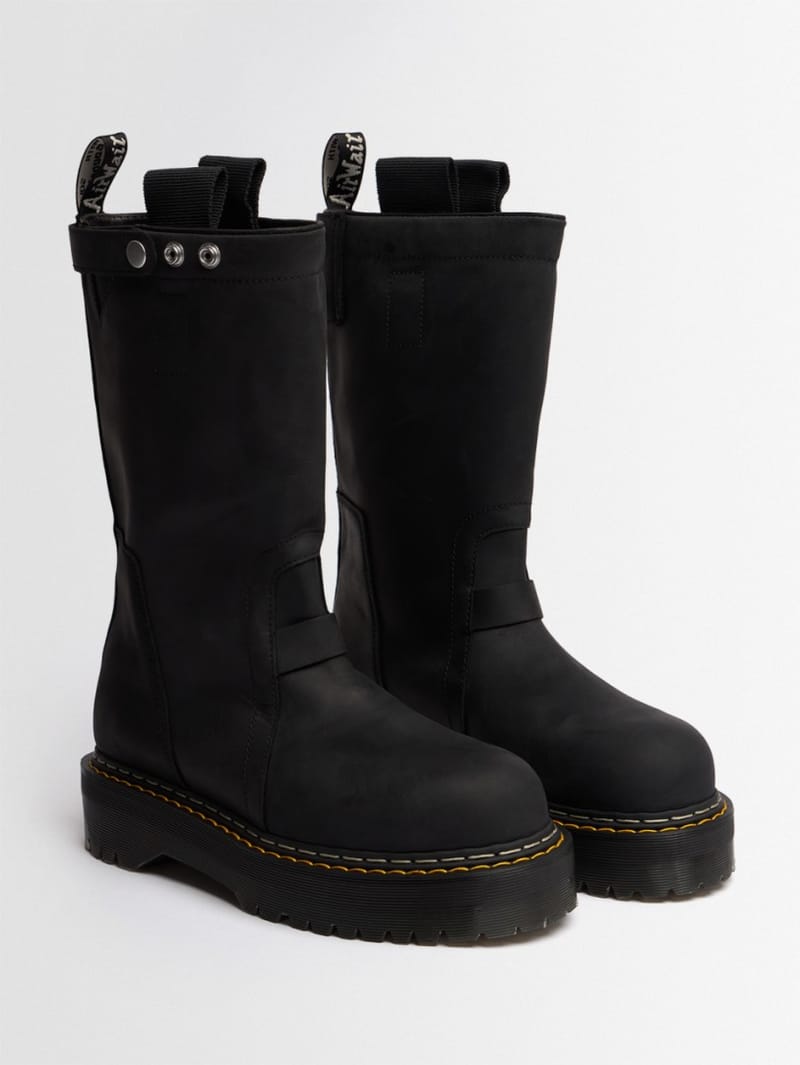 DR.MARTENS X RICK OWENS: 四联底皮靴