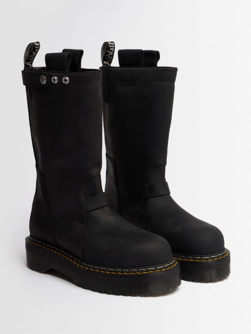 DR.MARTENS X RICK OWENS - 四轮底皮革靴子