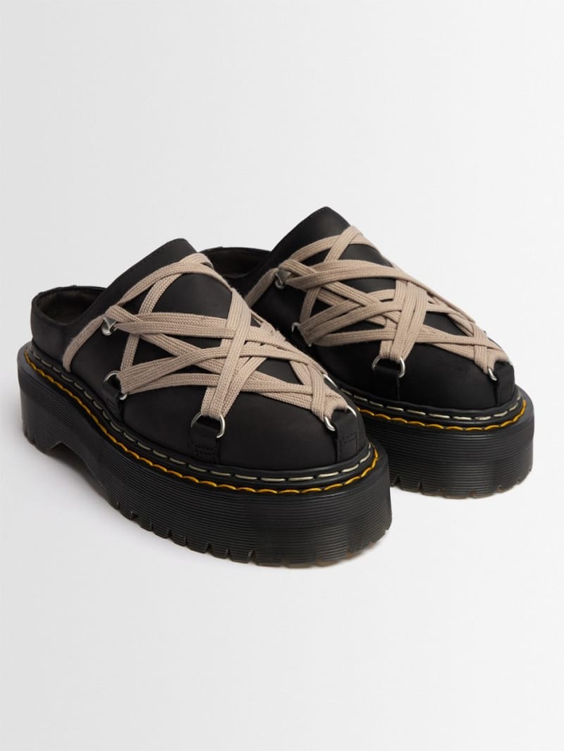 DR.MARTENS X RICK OWENS: 四寸厚底梅加拉斯穆勒鞋