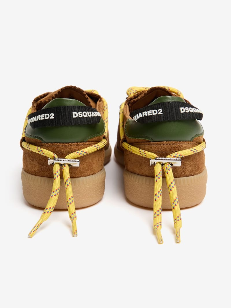 Dsquared2: Rebels calf lace-up sneakers