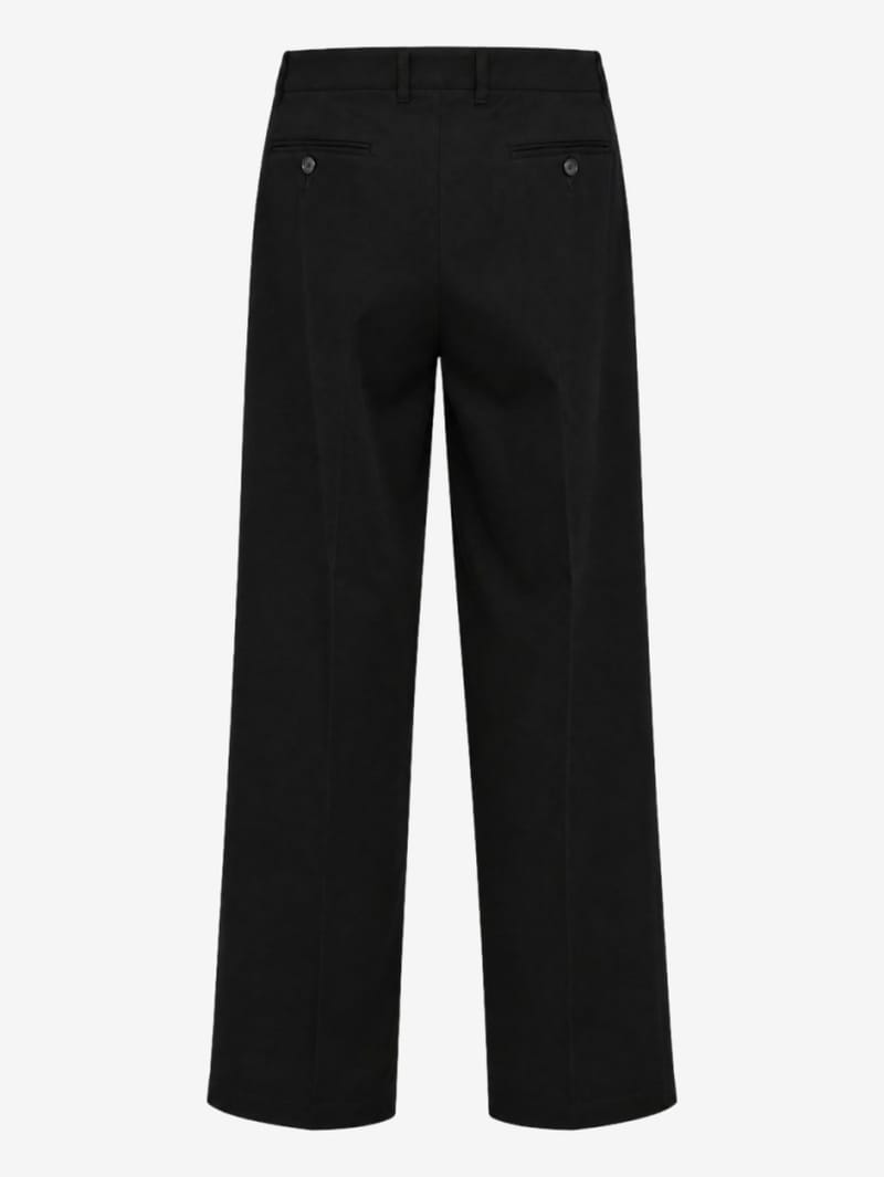 CRUNA: Regular fit Flat front Wide legged