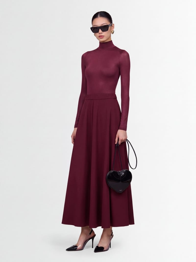 CRUNA: Regular fit half circle skirt