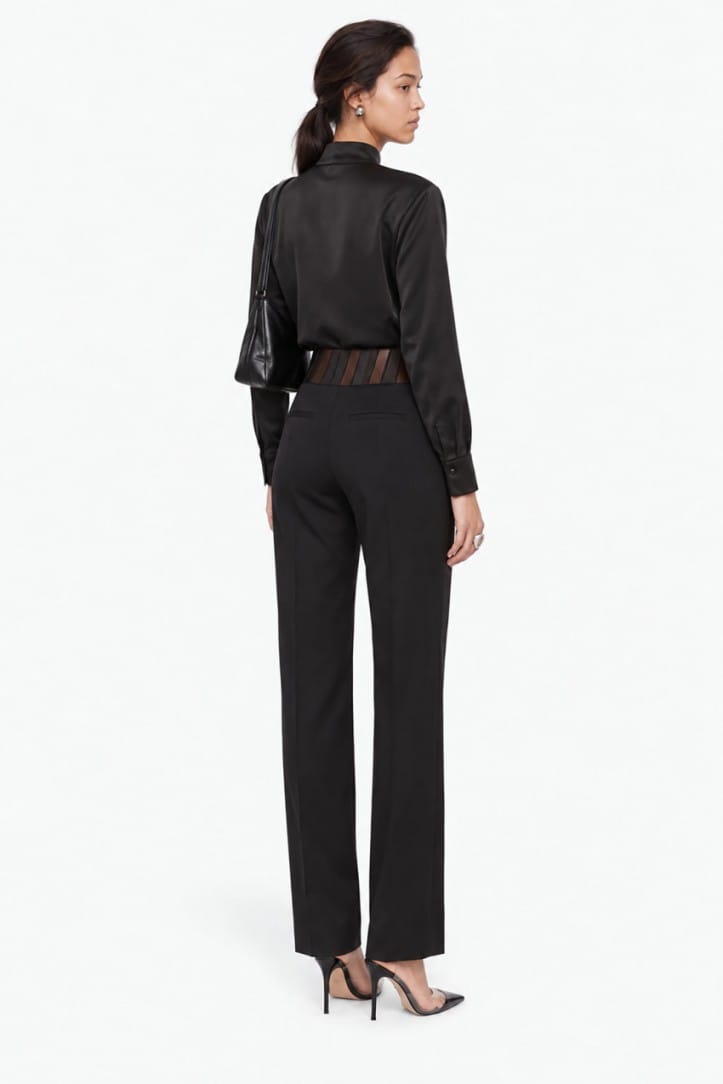 CRUNA: Regular fit mock-neck top