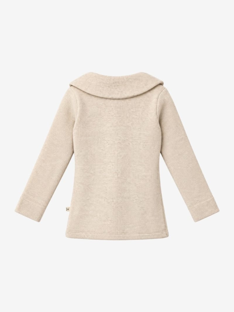 1 + IN THE FAMILY: Cardigan mit Kragen