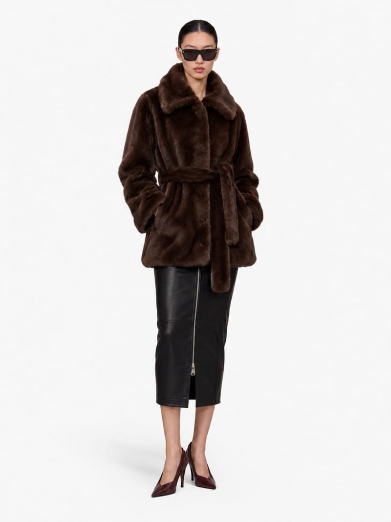LUISA SPAGNOLI - Scaltro fur jacket