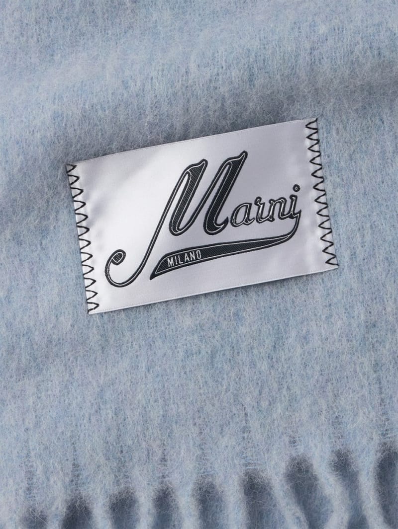 Marni: Sciarpa in alpaca spazzolata