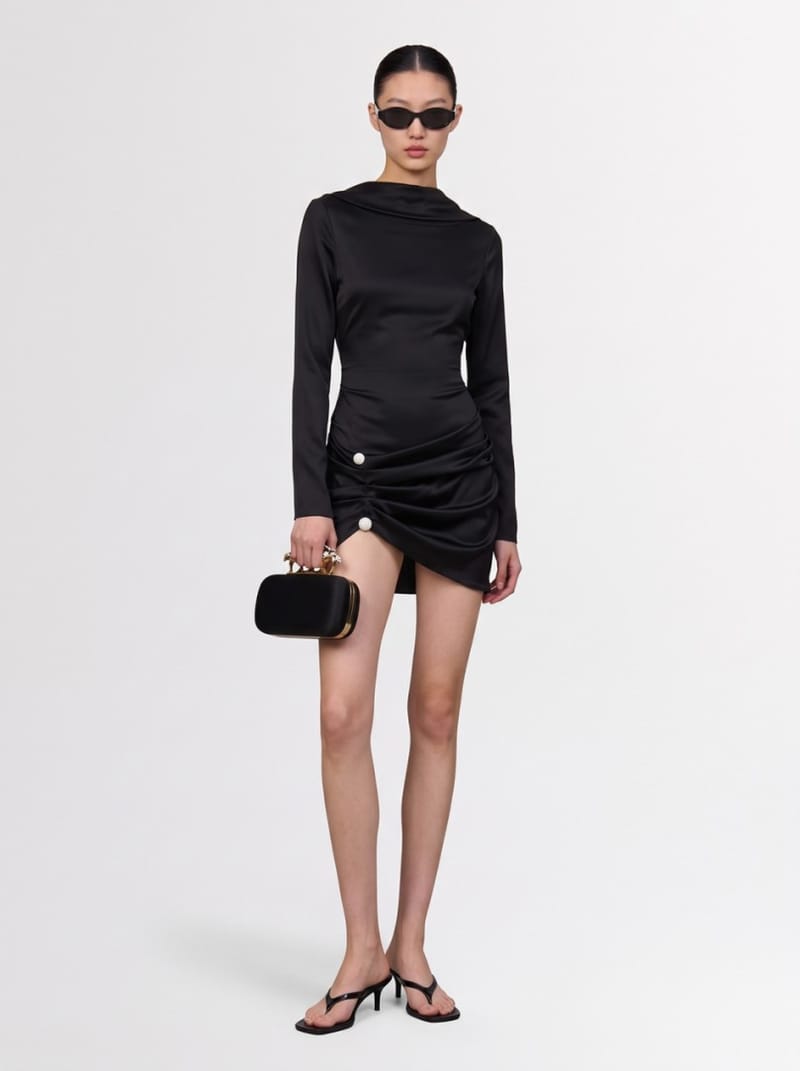 Giuseppe Di Morabito: Open-back draped mini dress