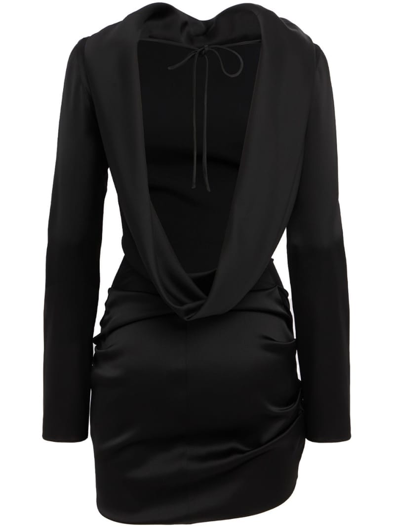 Giuseppe Di Morabito: Open-back draped mini dress