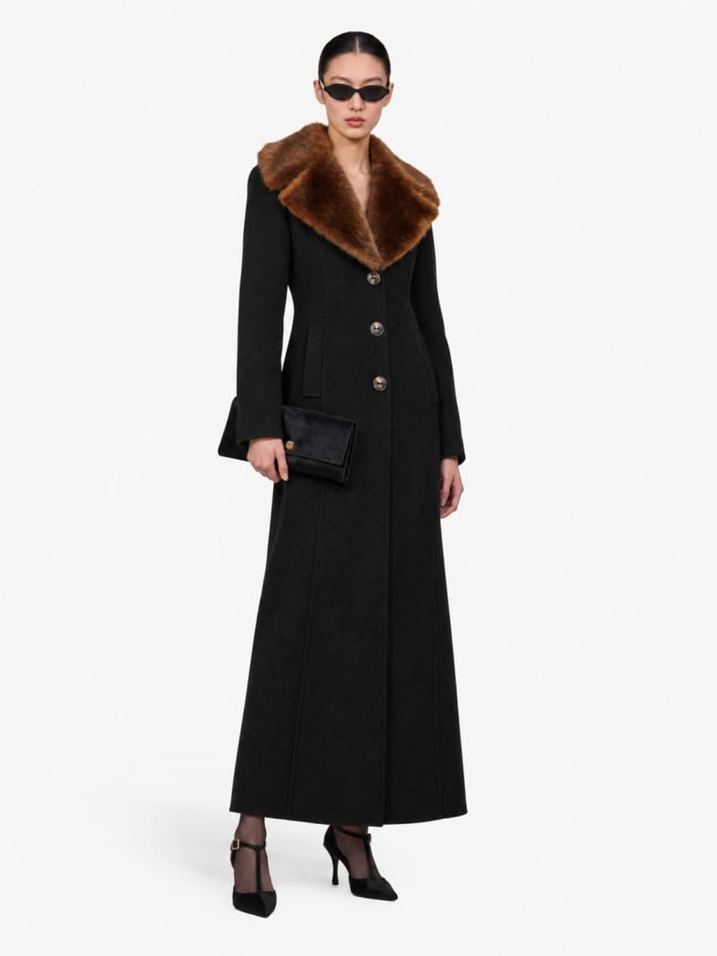 LUISA SPAGNOLI - Scolpito fur coat