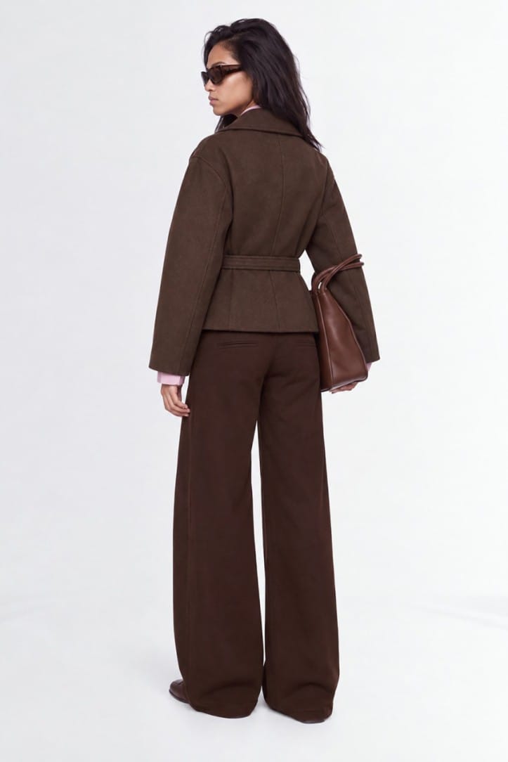 Lemaire: Short wrap coat