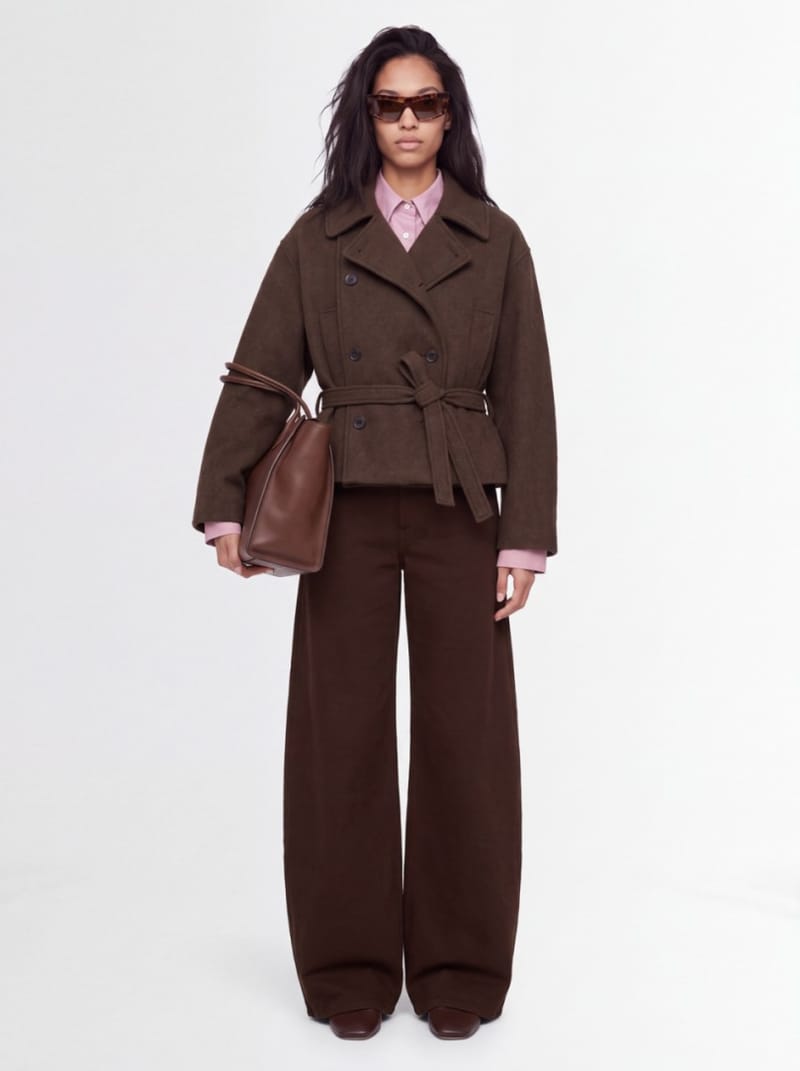 Lemaire - Short wrap coat