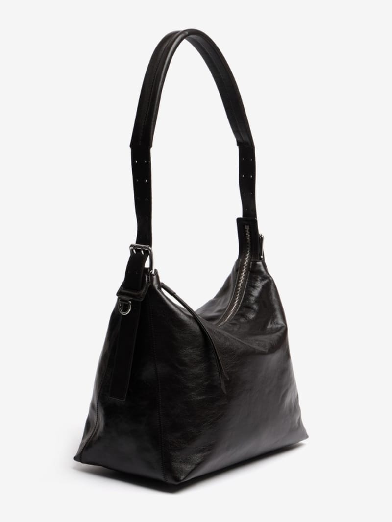 Lemaire - Small belted hobo bag