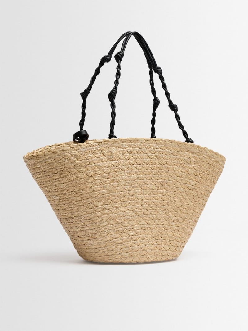 Jil Sander: Kleine Tangle Viskose Bucket Tote