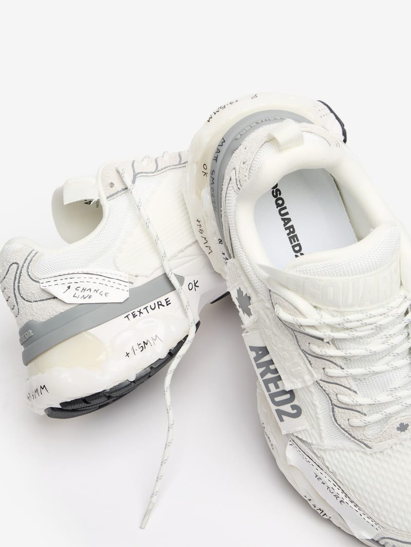 Dsquared2: Sneakers Faster in pelle