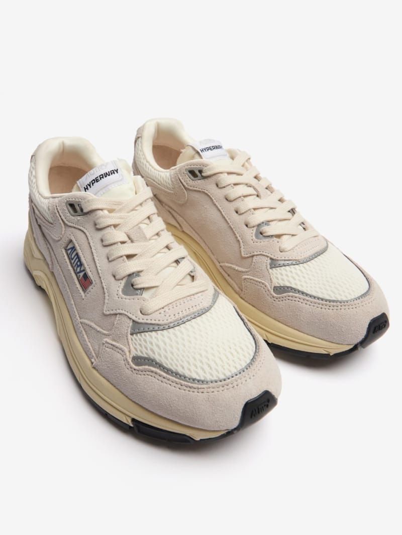 Autry - Hyperway Low nylon and leather sneakers