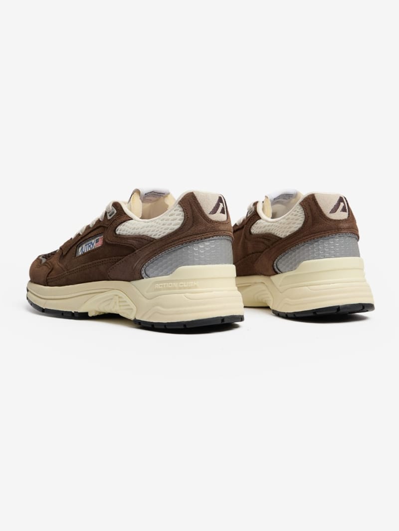Autry: Baskets Hyperway Low en cuir de veau