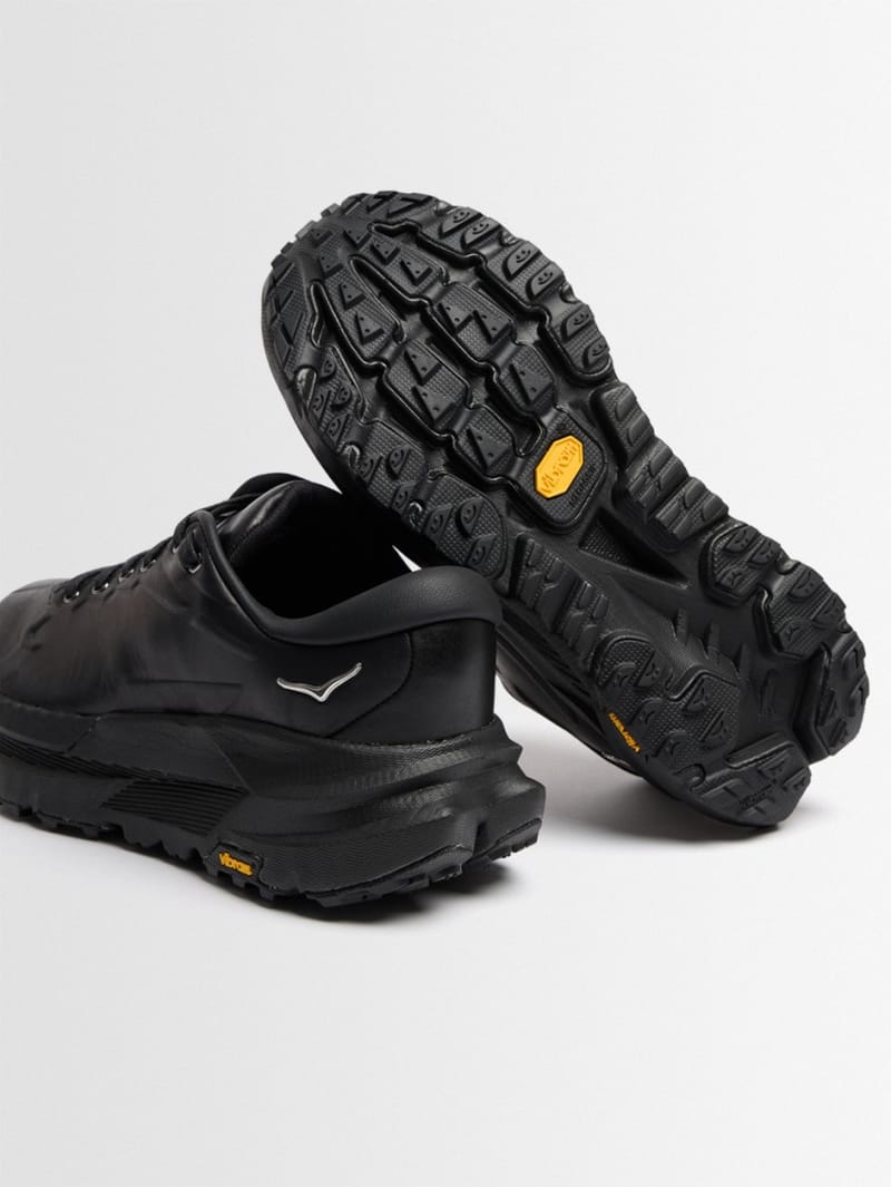 Hoka: Baskets Mafate X TP en cuir