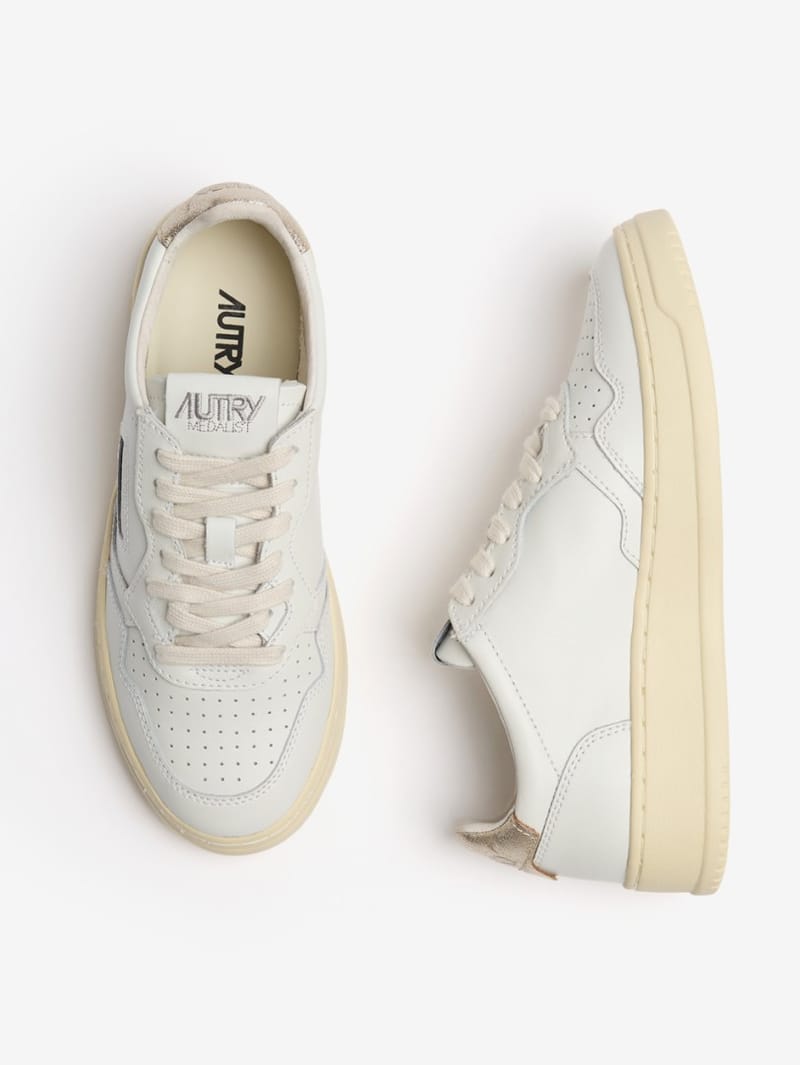 Autry: Zapatillas Medalist Low de piel de vacuno