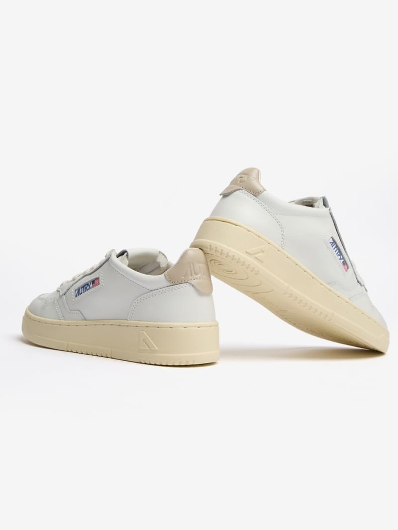 Autry: Baskets Medalist Low en cuir de vache