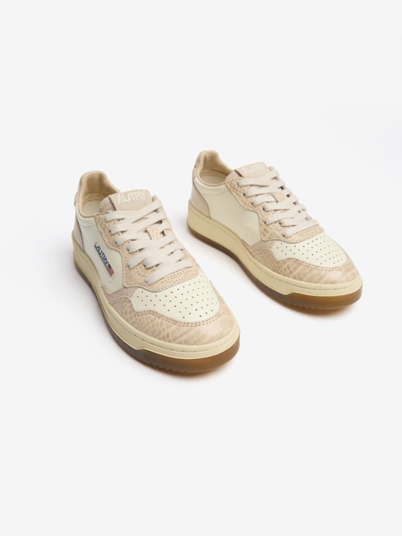 Autry - Baskets Medalist Low en cuir de vache