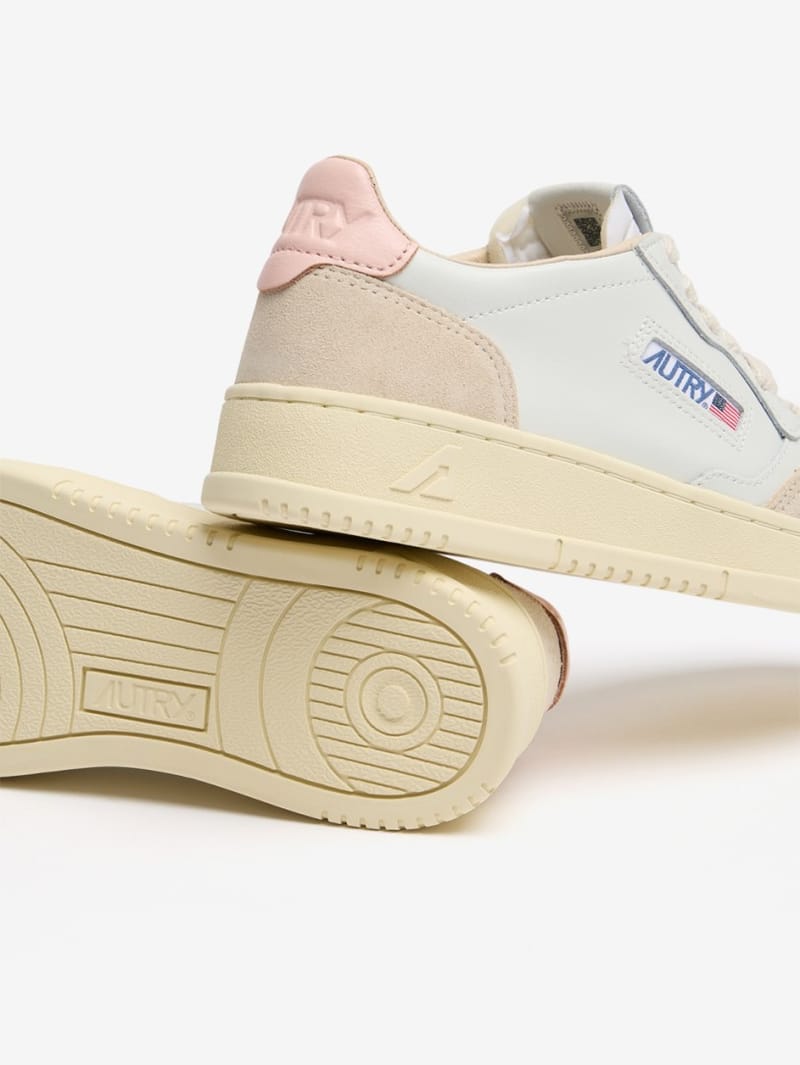 Autry: Baskets Medalist Low en cuir de vache
