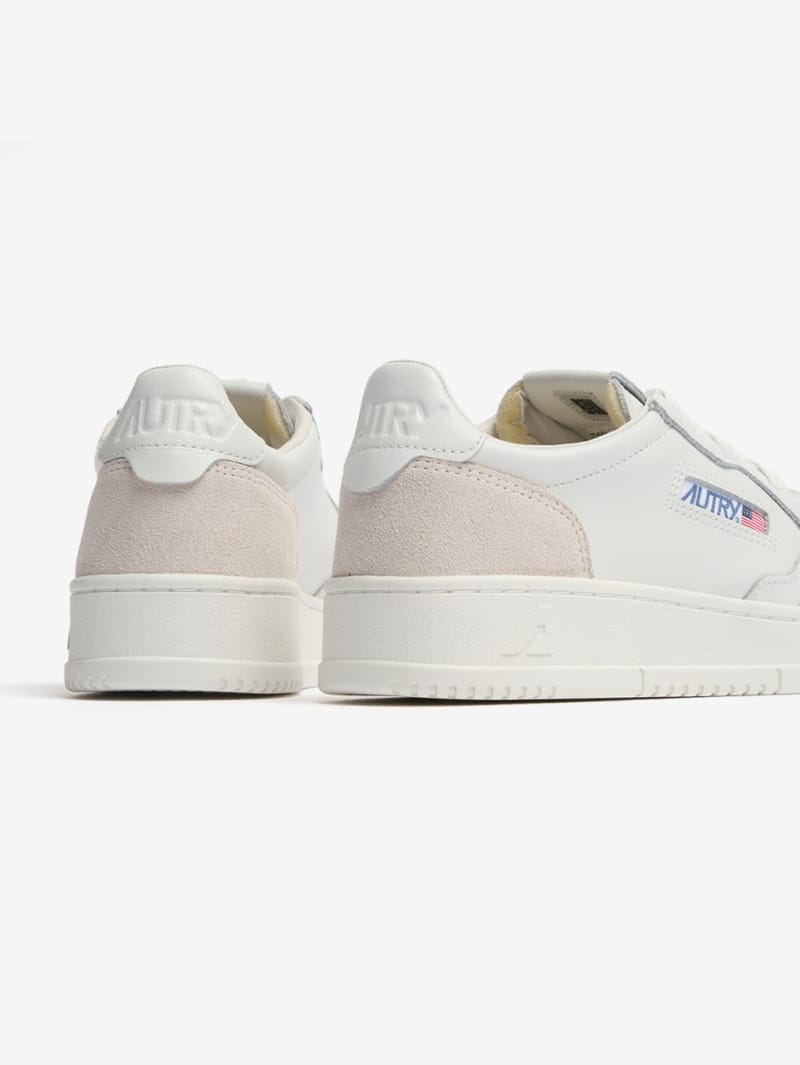 Autry: Baskets Medalist Low en cuir de vache