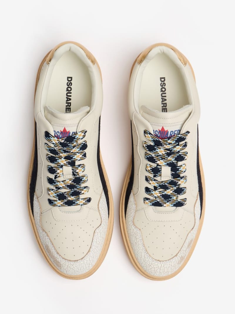 Dsquared2 - Rider calf leather logo sneakers