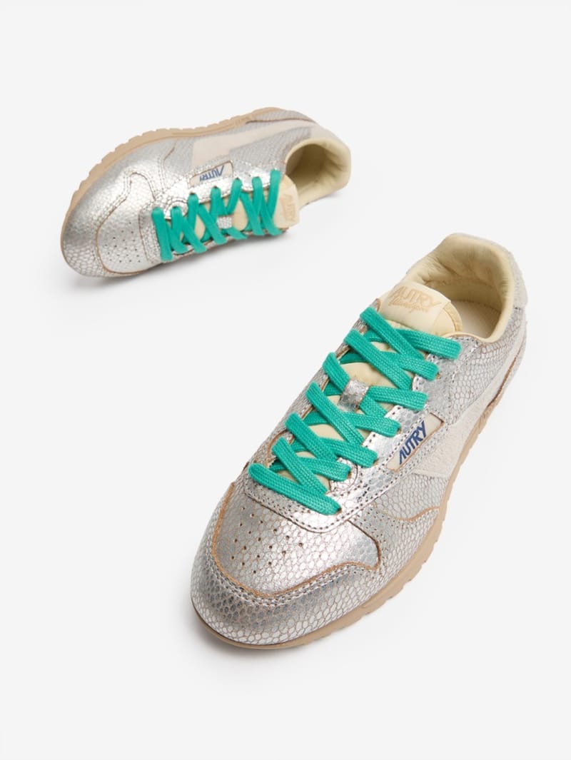 Autry: Baskets Windspin Low en cuir de veau