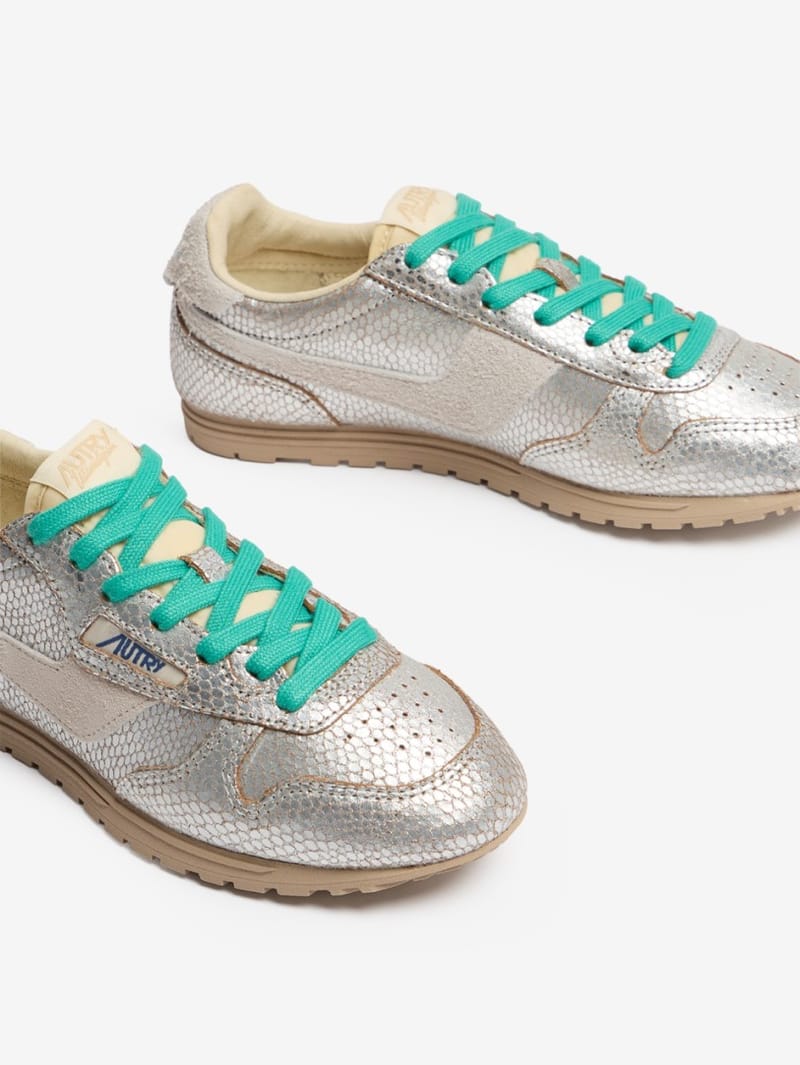 Autry: Baskets Windspin Low en cuir de veau