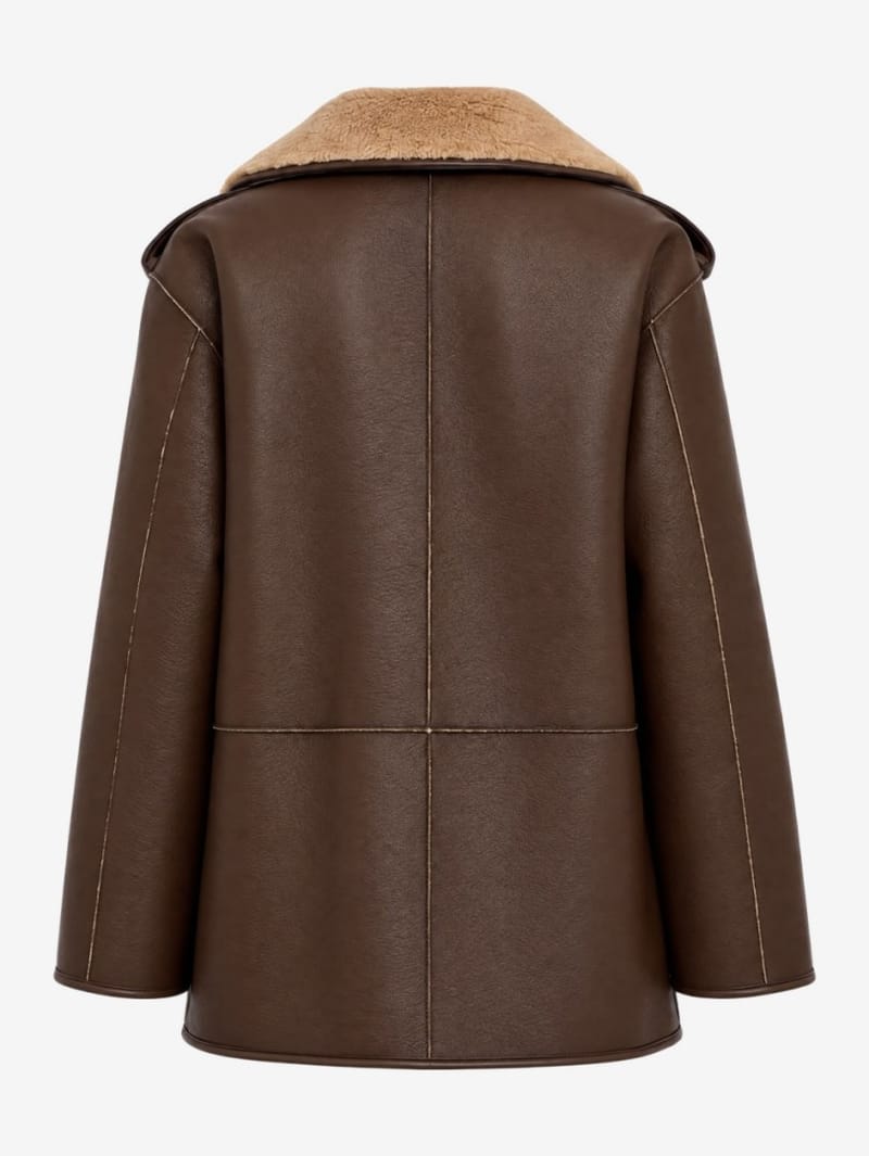 LUISA SPAGNOLI: Socio shearling jacket