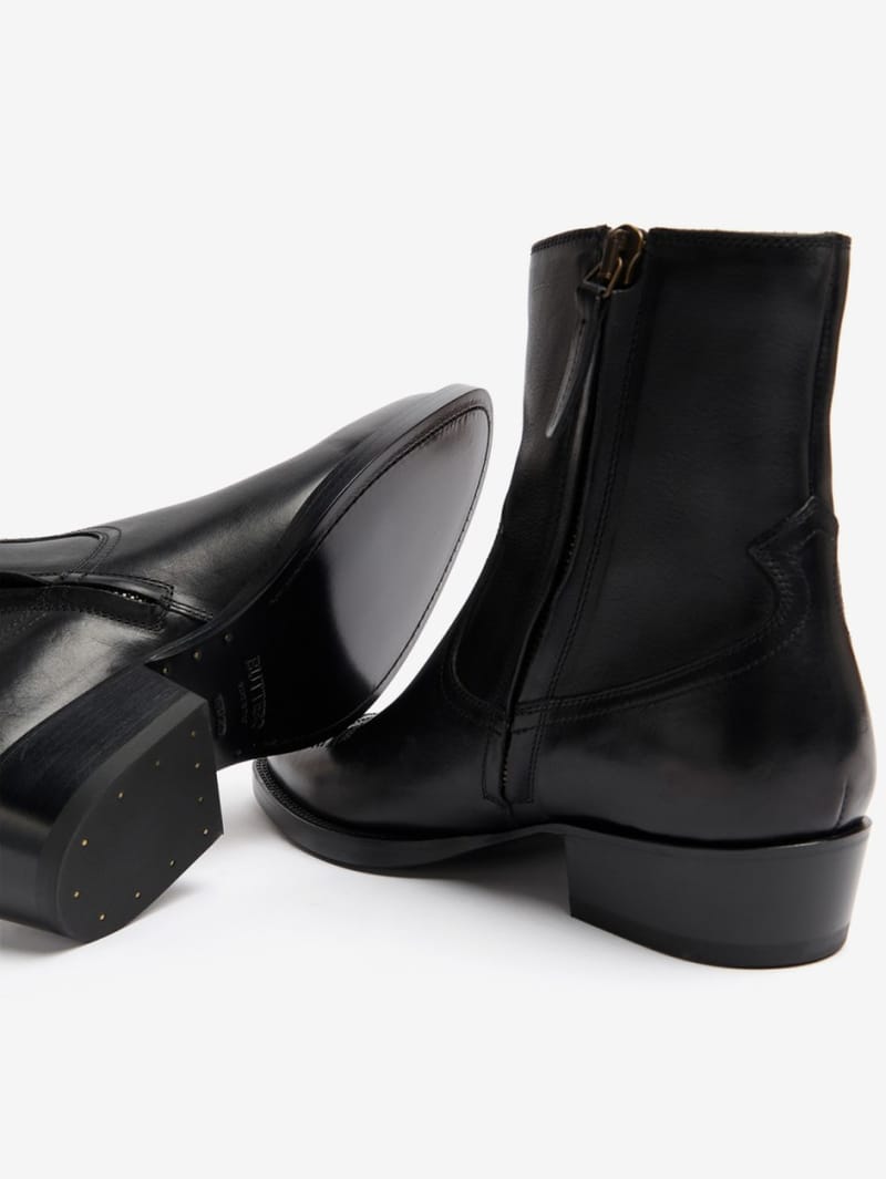 Buttero: Santomato calf leather ankle boots