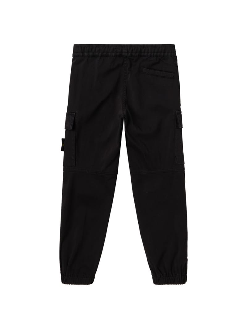 Stone Island Junior: Stretch cotton twill cargo pants