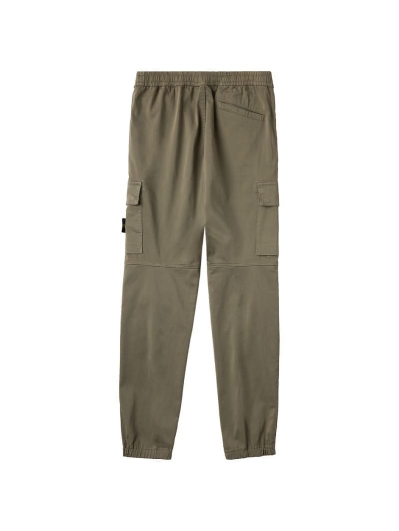 Stone Island Junior: 弹力棉斜纹工装裤