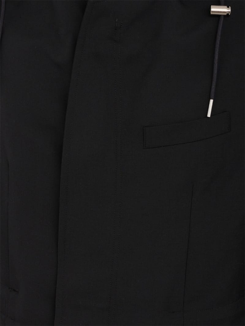 Sacai: Suiting x Nylon Twill Jacket