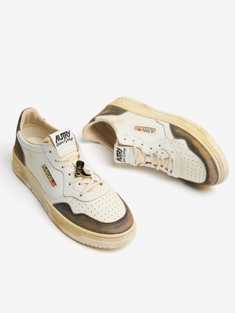 Autry: Super Vintage sneakers in nylon and leather