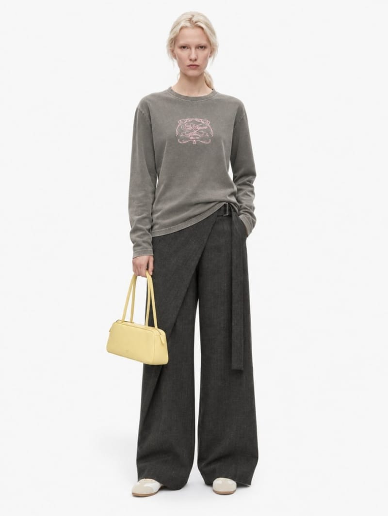 MSGM: Printed long-sleeve t-shirt